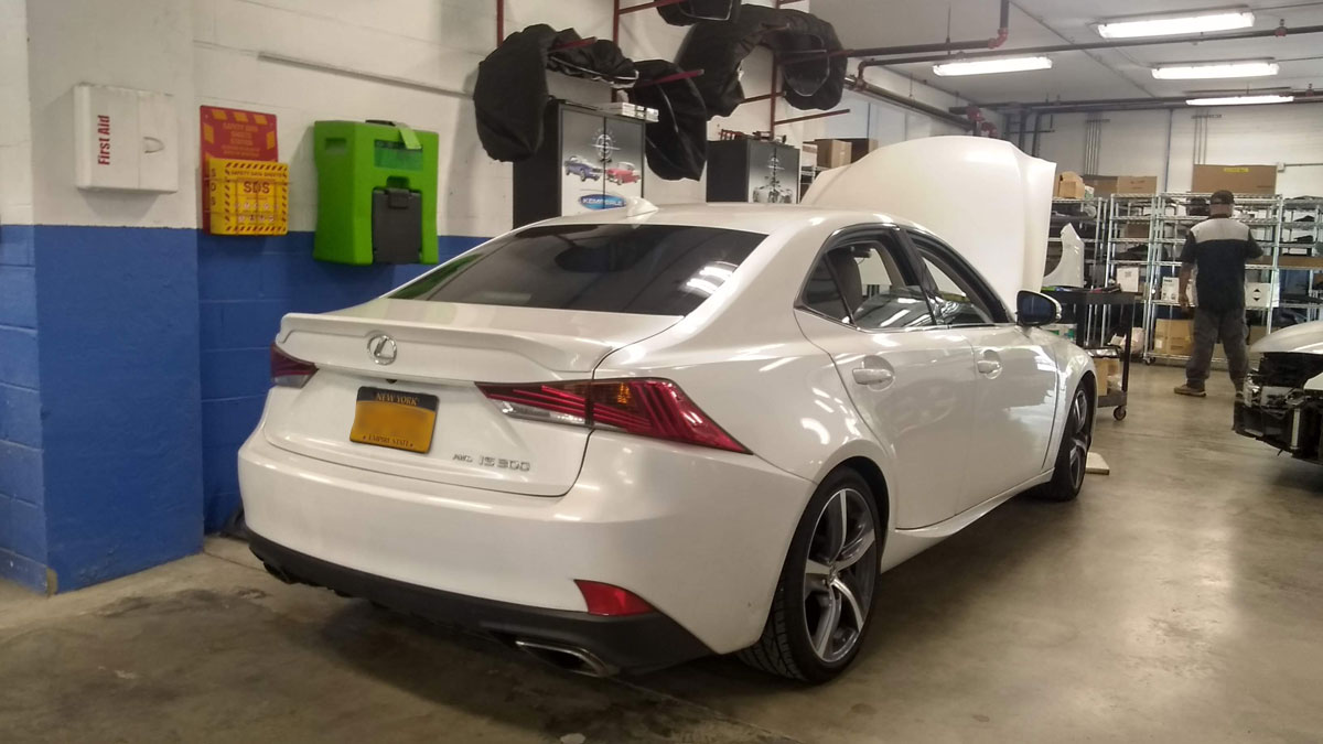 Lexus expert body repair at Fishkill Auto Body Shop.